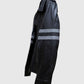Men's Black Motorcycle Leather Jacket – Custom Fit – Custom Fit - side angle view