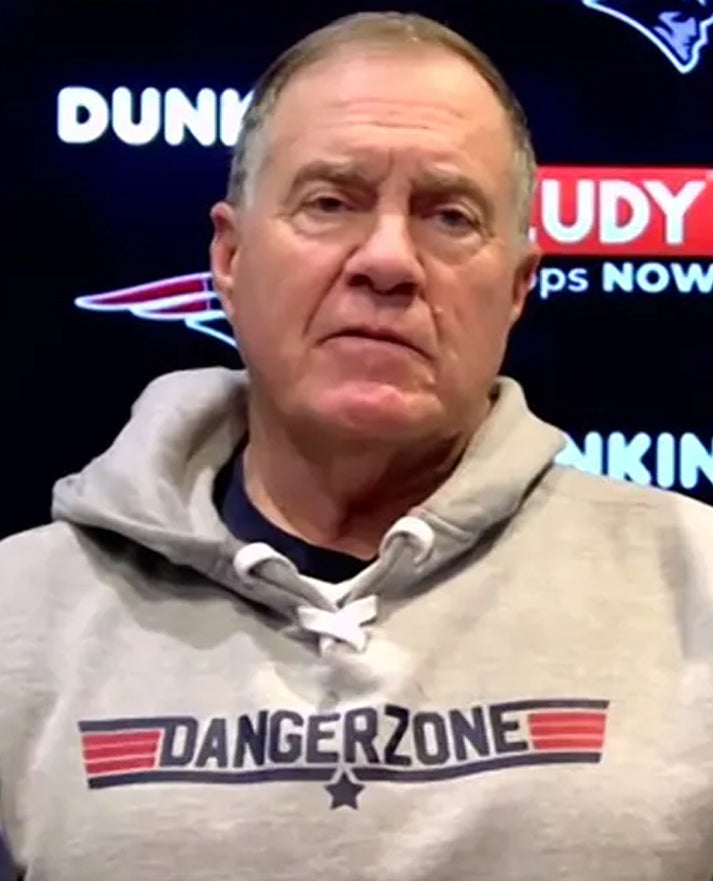 Bill Belichick Danger Zone Hoodie - view 3