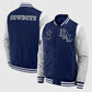Elements Elite Dallas Cowboys Navy Jacket - sleeve and cuff detail