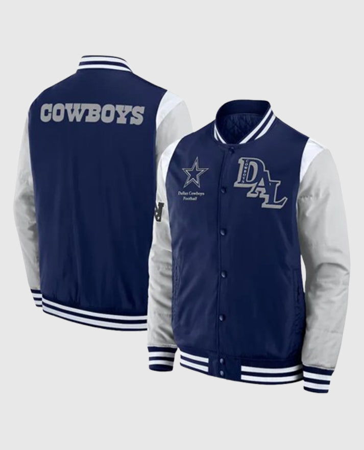 Elements Elite Dallas Cowboys Navy Jacket - sleeve and cuff detail