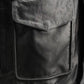 USA Leather 1515 Men's Black 'Classic Aviator' Bomber Leather Jacket - side angle view