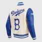 MLB Brooklyn Dodgers Retro Classic Men's Rib Blue & White Wool - side angle view