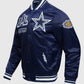 Dallas Cowboys Mashup Classic Rib Satin Jacket - sleeve and cuff detail