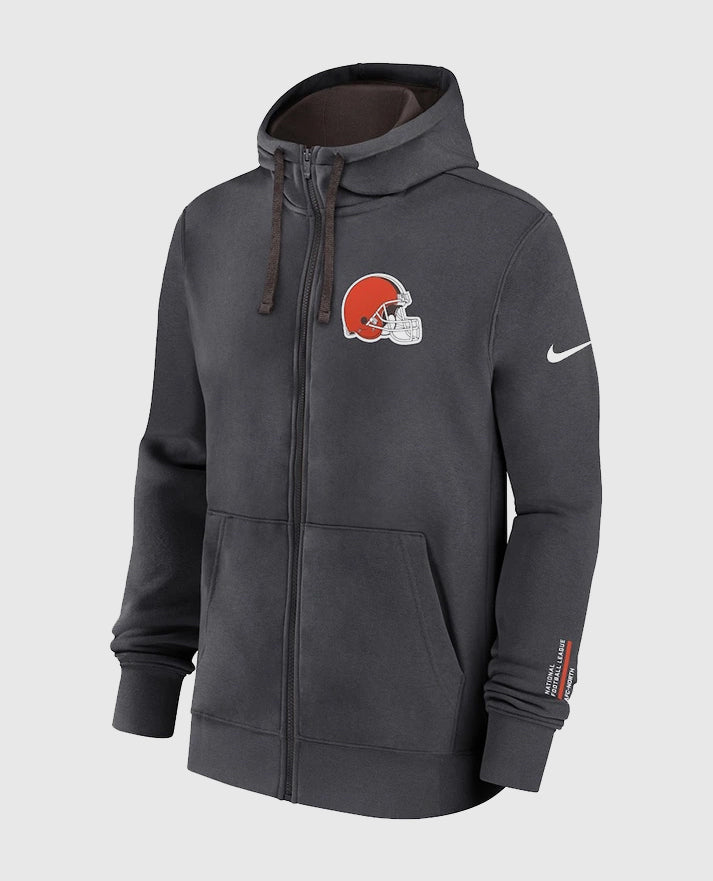Bailey Zappe Cleveland Browns Full-Zip Hoodie - view 2
