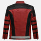 Red One Dwayne Johnson Leather Jacket for Men – Custom Fit - back view