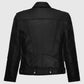 Vox Lux Natalie Portman Black Biker Leather Jacket for Women - side angle view