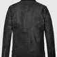 Bruno Mars Black Leather Biker Jacket for Men – Premium Outerwear - side angle view