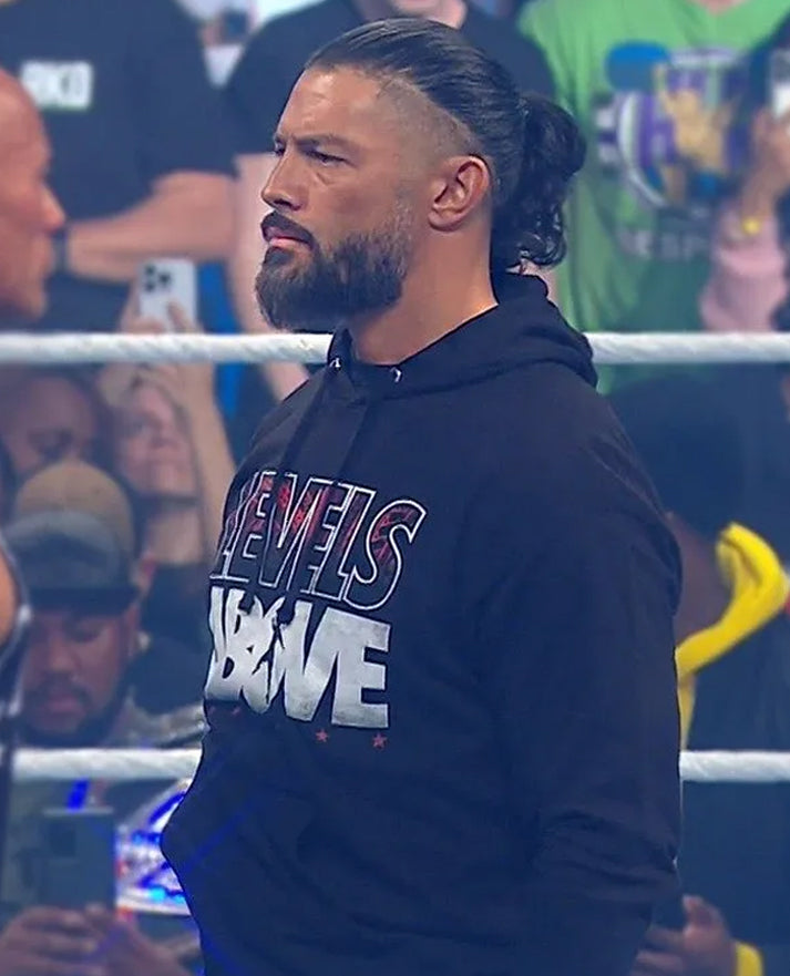 Roman Reigns Levels Above Black Hoodie - view 4