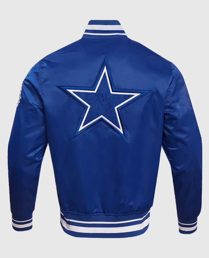 Dallas Cowboys Retro Classic Rib Jacket - inner lining detail