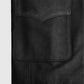 Ben Stiller Black Leather Blazer for Men – Custom Fit - inner lining view