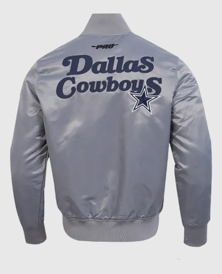 Dallas Cowboys Souvenir Satin Jacket - inner lining detail