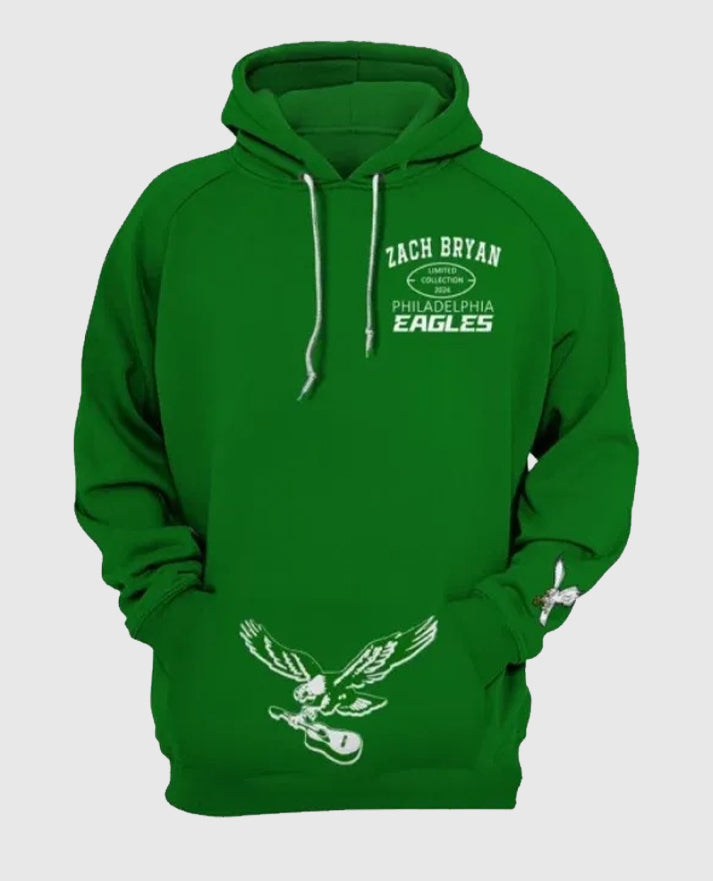 Zach Bryan Eagles Hoodie - view 3
