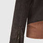 X - Men Origins Wolverine Brown Leather Suede Jacket for Men - inner lining view