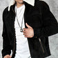 The Walking Dead Rick Grimes Brown Suede Jacket for Men - detail view