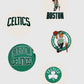 NBA Boston Celtics Men's Rib Green Wool Varsity Jacket - inner lining view
