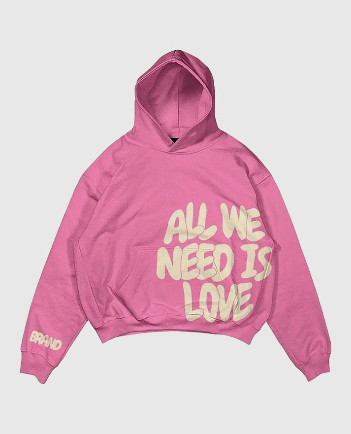 All We Need Is Love Hoodie - view 2