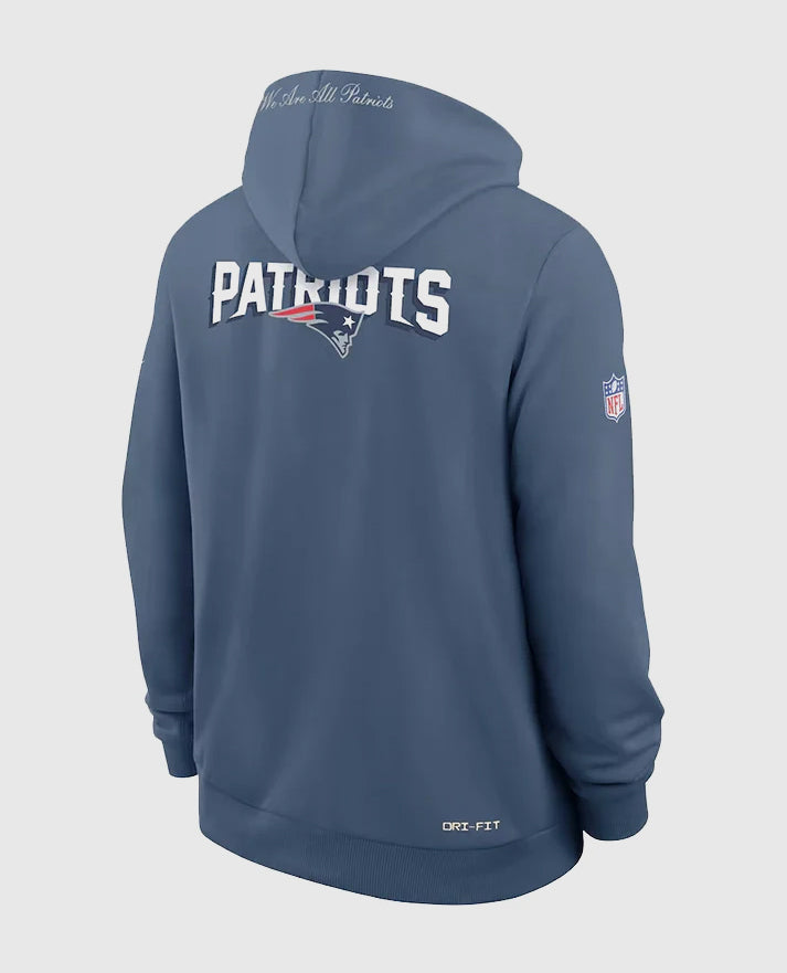 Drake Maye Patriots Rivalries Sideline Hoodie - view 6