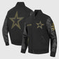 Dallas Cowboys Black & Gold Varsity Jacket - inner lining detail