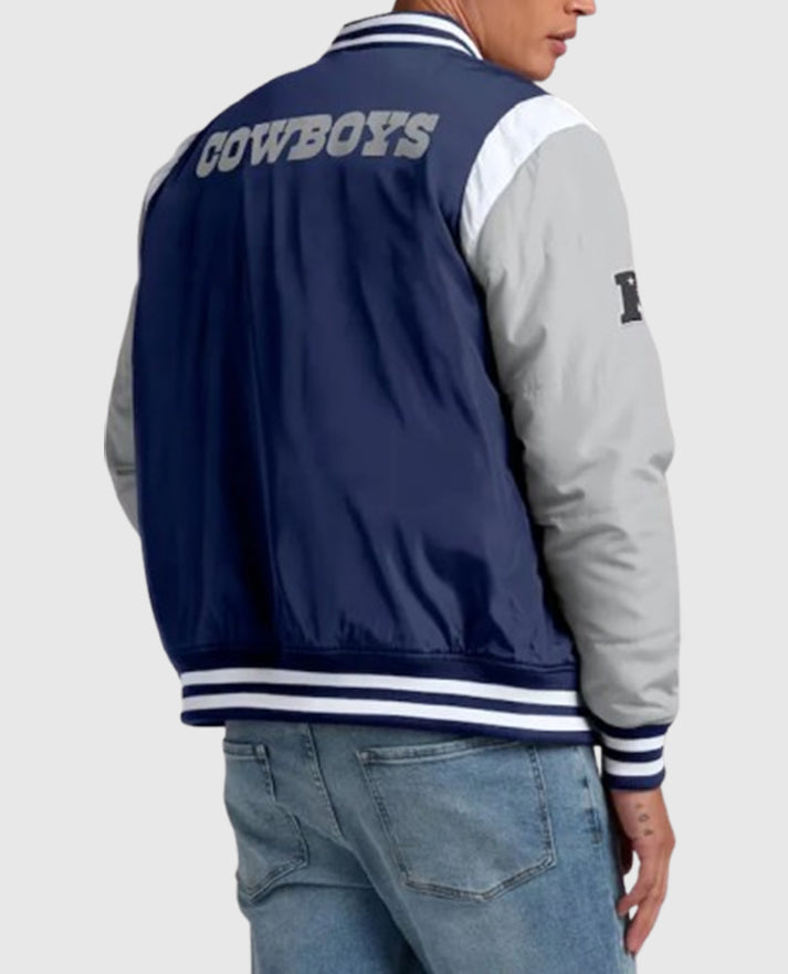 Elements Elite Dallas Cowboys Navy Jacket - inner lining detail
