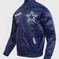 Dallas Cowboys Souvenir Satin Jacket - side view