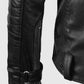 David Beckham Black Biker Leather Jacket for Men – Custom Fit - inner lining view