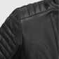 Fast & Furious Vin Diesel Black Leather Jacket for Men - model wearing the jacket