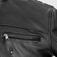 Keanu Reeves John Wick Black Biker Leather Jacket for Men - inner lining view