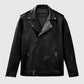 Rutland Black Riding Leather Biker Jacket for Men – Custom Fit - inner lining view