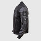 MLB Chicago White Sox Black Men's Varsity Leather Jacket - inner lining view