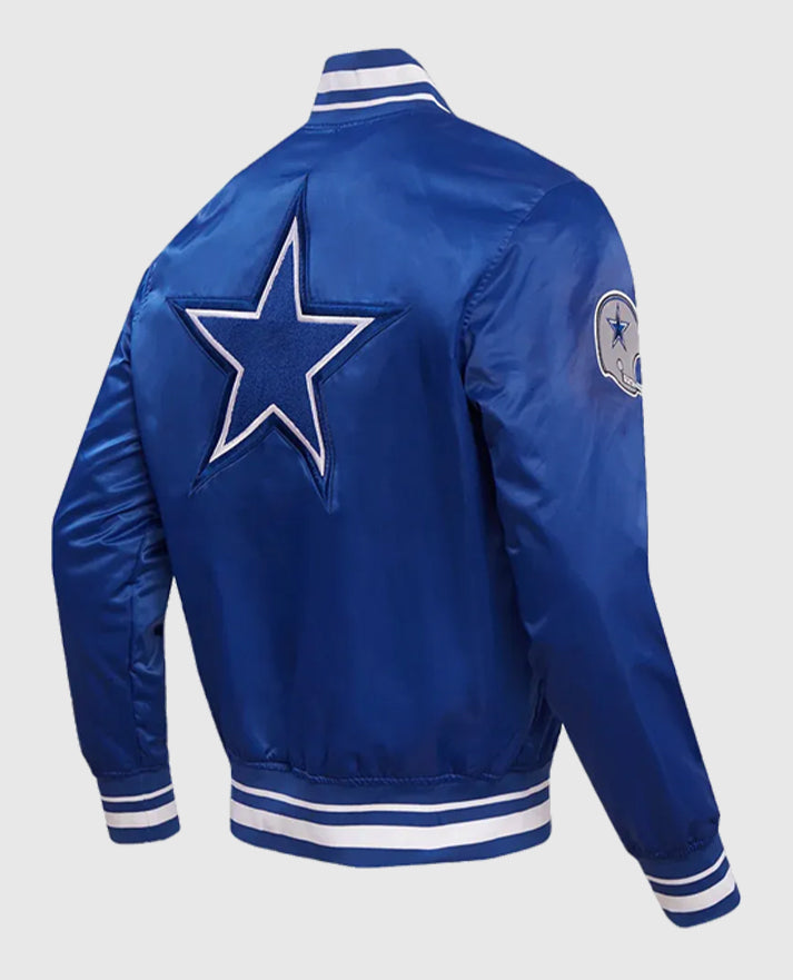 Dallas Cowboys Retro Classic Rib Jacket - styled view