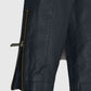 Jim Carrey Blue Leather Jacket for Men – Custom Fit - model wearing the jacket