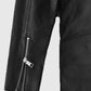 Kylian Mbappe Black Biker Leather Jacket for Men – Custom Fit - model wearing the jacket
