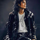 Bad Michael Jackson Black Leather Jacket for Men – Premium Outerwear - pocket detail