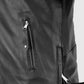 Keanu Reeves John Wick Black Biker Leather Jacket for Men - model wearing the jacket