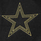 Dallas Cowboys Black & Gold Varsity Jacket - styled view