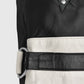 Matthew Broderick Ferris Bueller's Day Off White & Black Leather - sleeve and cuff detail
