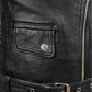 Sarah Connor Terminator Genisys Black Leather Biker Jacket for Women - inner lining view