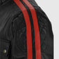 Fast & Furious 8 Vin Diesel Red Stripes Leather Jacket for Men - inner lining view