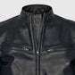 Vin Diesel Fast and Furious 6 Blue Leather Jacket for Men - side angle view