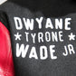 Court Culture Dwyane Wade Red & Black Leather Jacket for Men - detail view