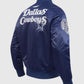 Dallas Cowboys Souvenir Satin Jacket - sleeve and cuff detail