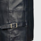 Vin Diesel Fast and Furious 6 Blue Leather Jacket for Men - sleeve and cuff detail