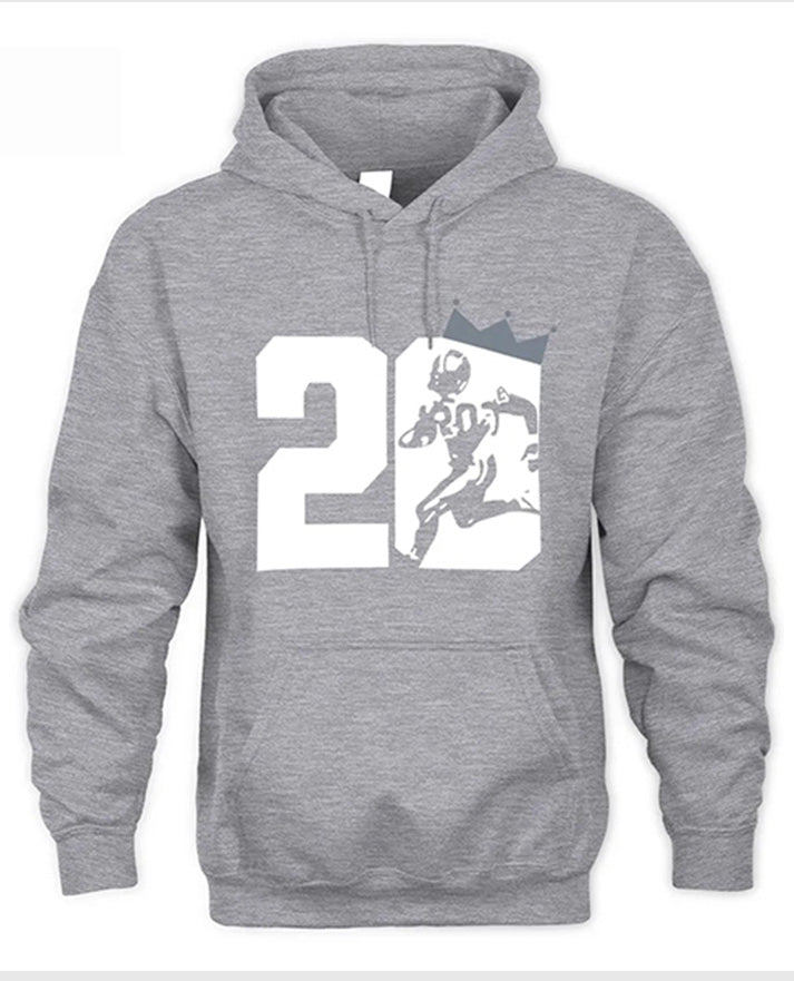 Eminem Barry Sanders Blue Hoodie - view 6