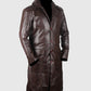 Jacob Frye Assassin's Creed Brown Trench Coat for Men - inner lining view