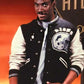 Axel Foley Detroit Lions Black Leather Jacket for Men - front view