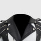 Michael Jackson White & Black Leather Jacket for Men - detail view