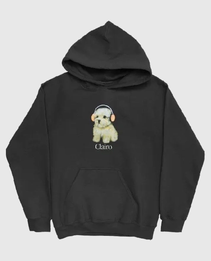 Clairo Dog Black Hoodie - view 1