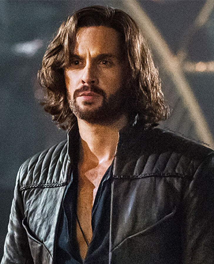 Da Vinci's Demons Tom Riley Distressed Leather Jacket for Men - front view