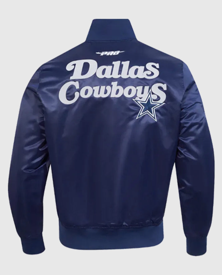 Dallas Cowboys Souvenir Satin Jacket - back view