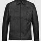 David Beckham Black Leather Jacket for Men – Premium Outerwear - back view